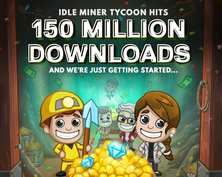 Idle Miner Tycoon game passes 150M downloads